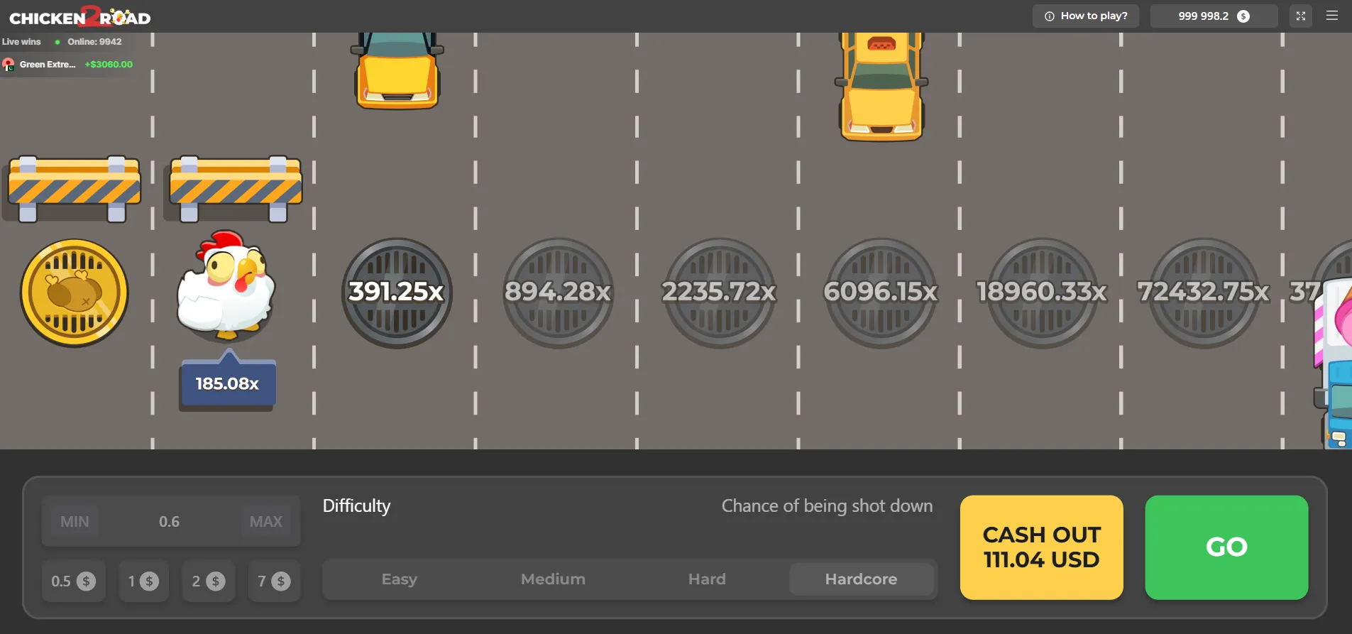 Belangrijkste functies van Chicken Road 2