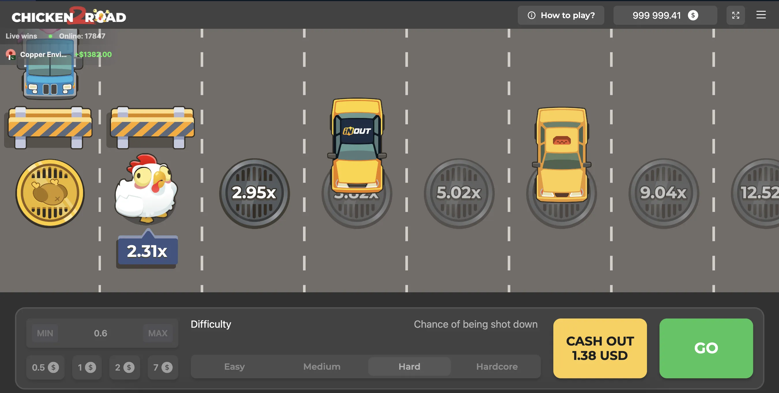 Echt geld spelen in Chicken Road 2