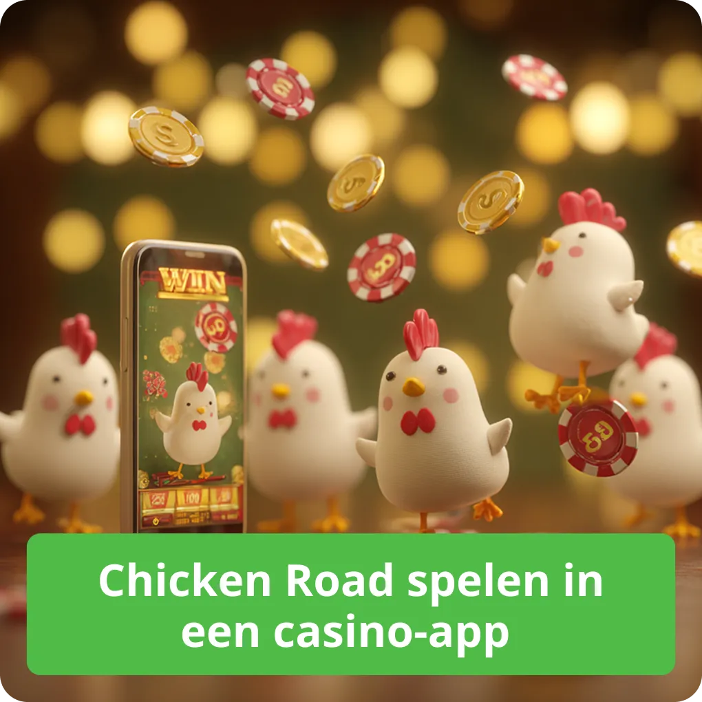 Chicken Road spelen in een casino-app